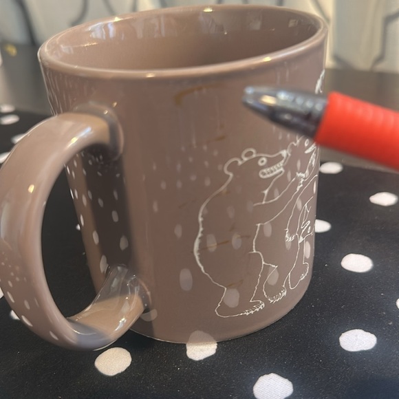 Vintage Taylor & Ng 1979 Naughty Orgy Frolicking Bears Mug Coffee Cup Brown - Picture 6 of 8